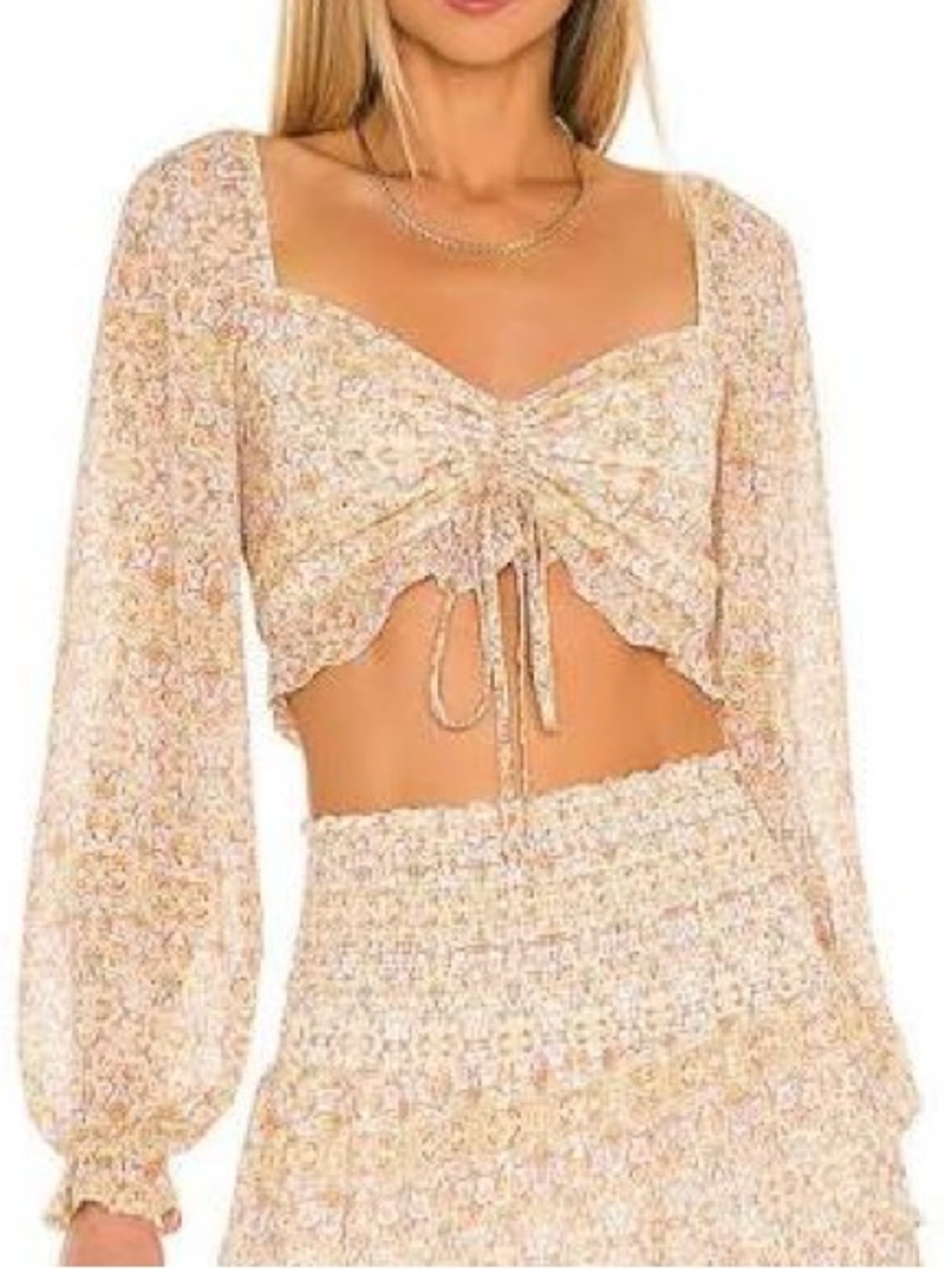Show Me Your Mumu Rivington Top Floral Size XS Vacation Chic Beachy Boho
